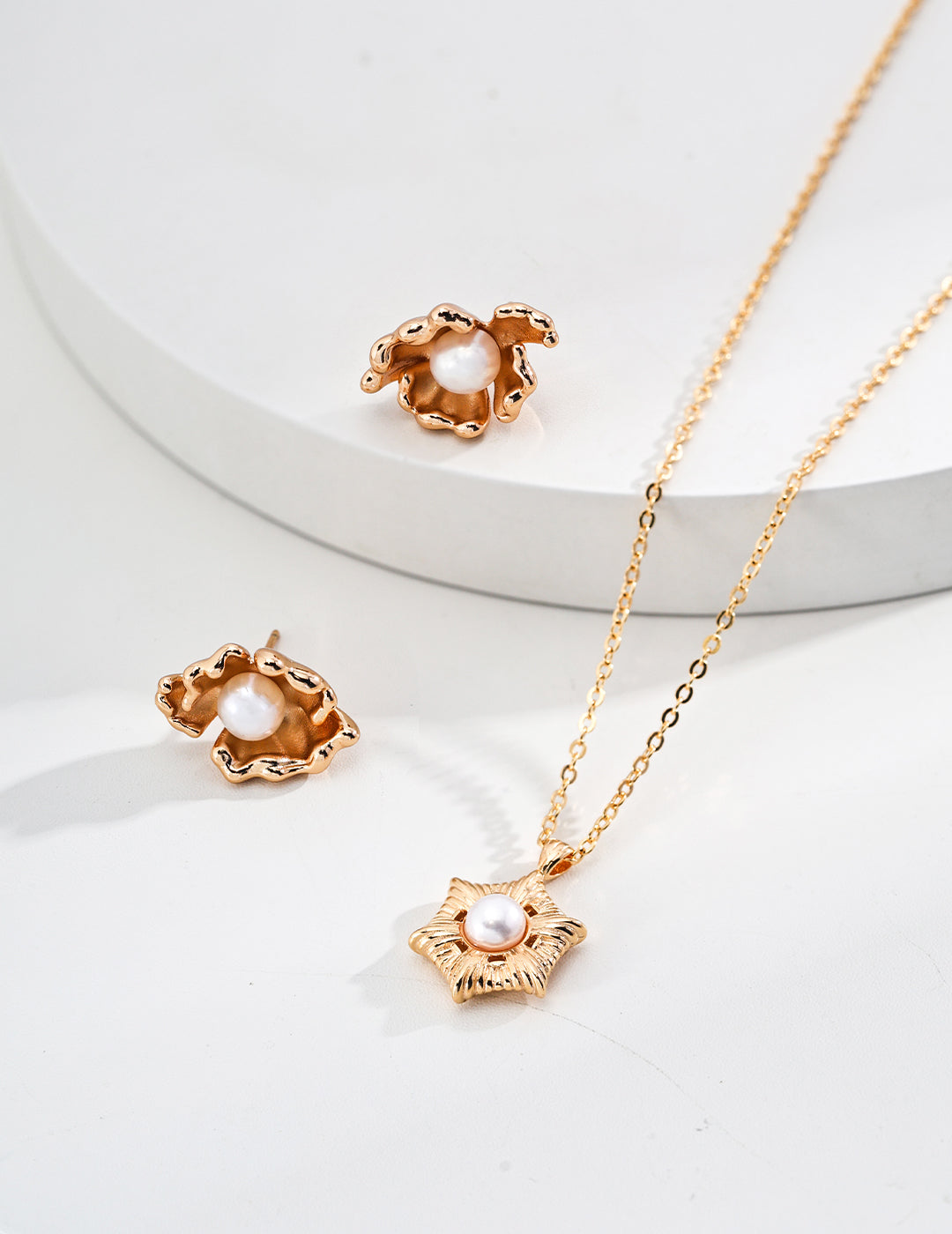 Star Natural Pearl Necklace