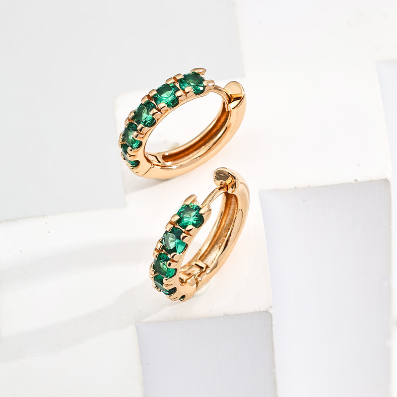 Minimalist Cubic Zircon Earrings