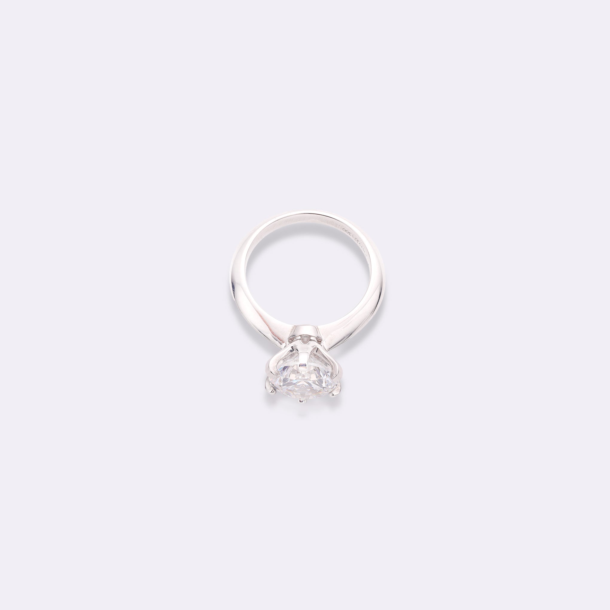 Eternal Brilliance 6-prong Solitaire Lab-Grown Diamond Ring