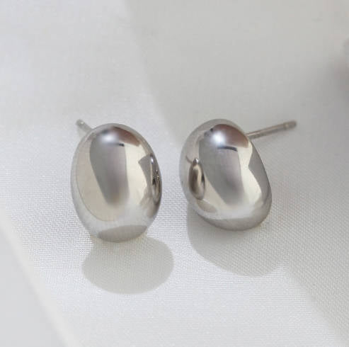Minimalist Silver Stud Earrings