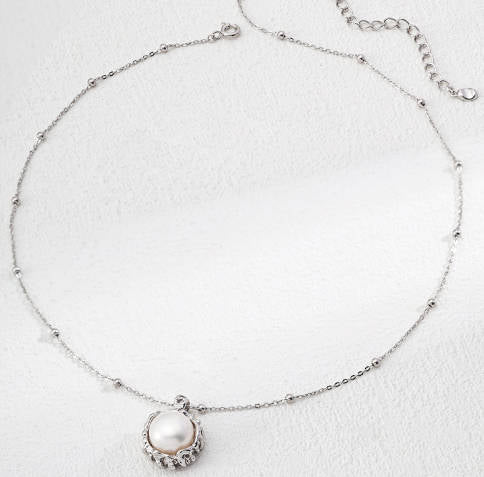 Exquisite Minimalist Natural Pearl Pendant