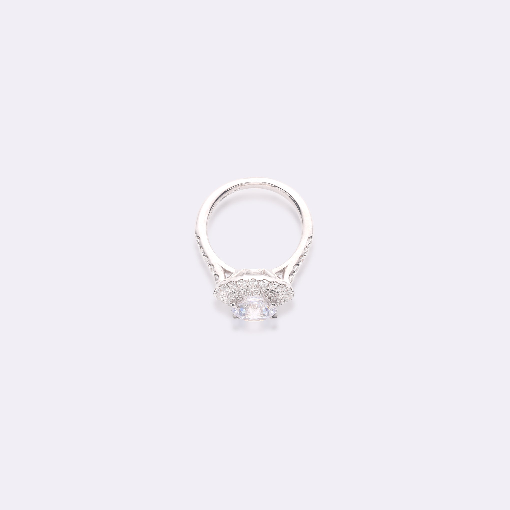 Timeless Beauty Halo Perfection Round cut Lab-Grown Diamond Ring