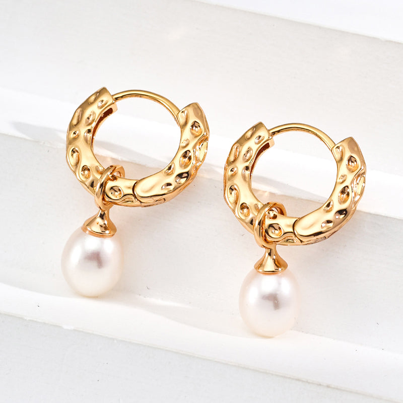 Vintage Natural Pearl Earrings